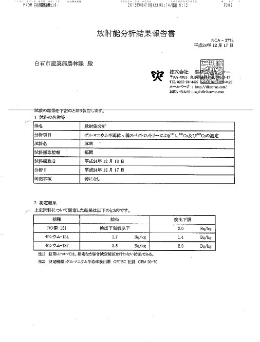 放射能関連